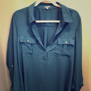 Teal Button Shirt